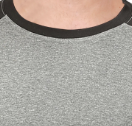 Men's Solid Raglan T-shirt - Charcoal Mélange