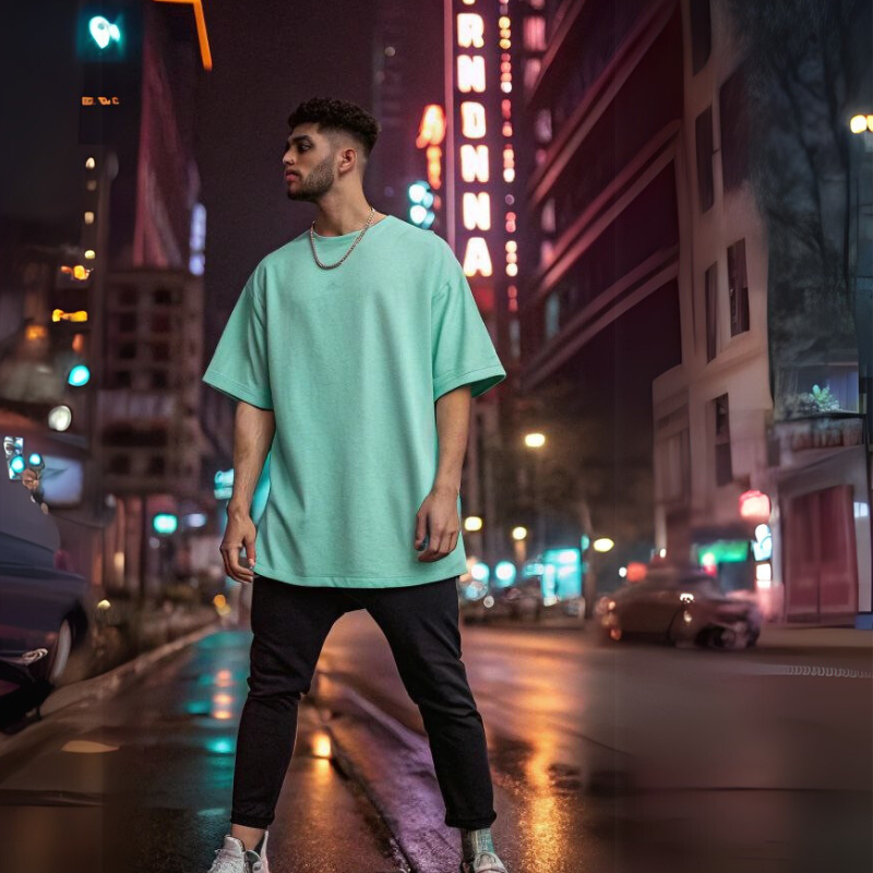Men's Classic Oversized Tee - Mint