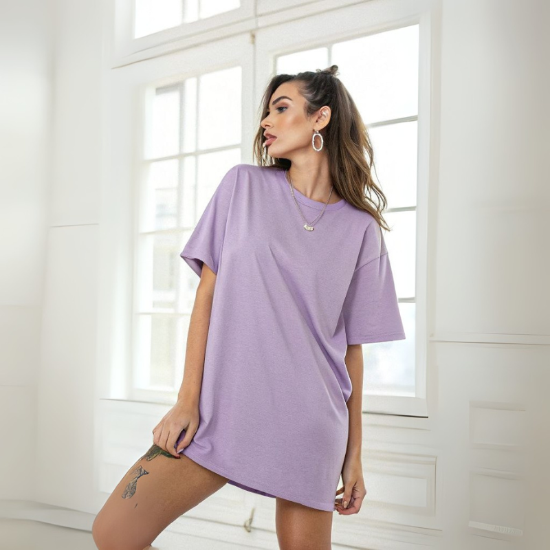 Women's Standard Oversized Tee - Lavender