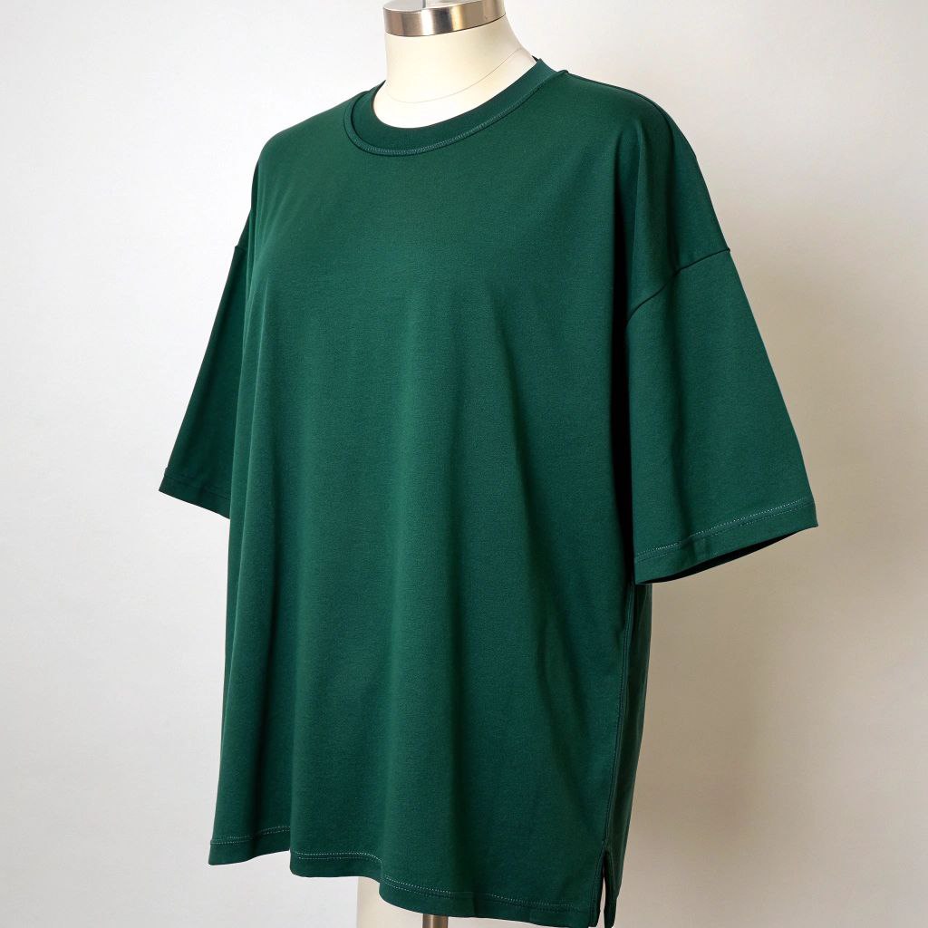 Men's Classic Oversized Tee - Dark Green