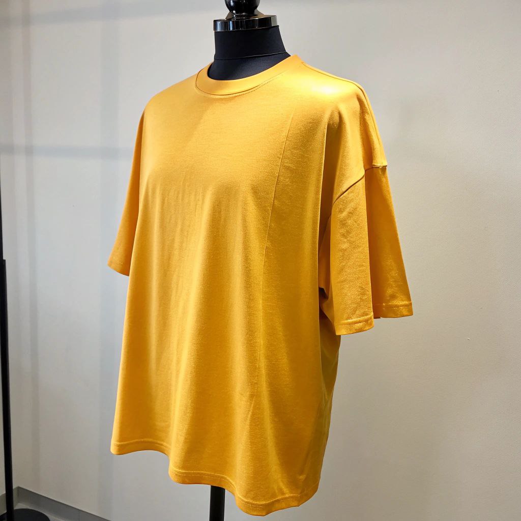Men's Classic Oversized Tee - Golden Yellow
