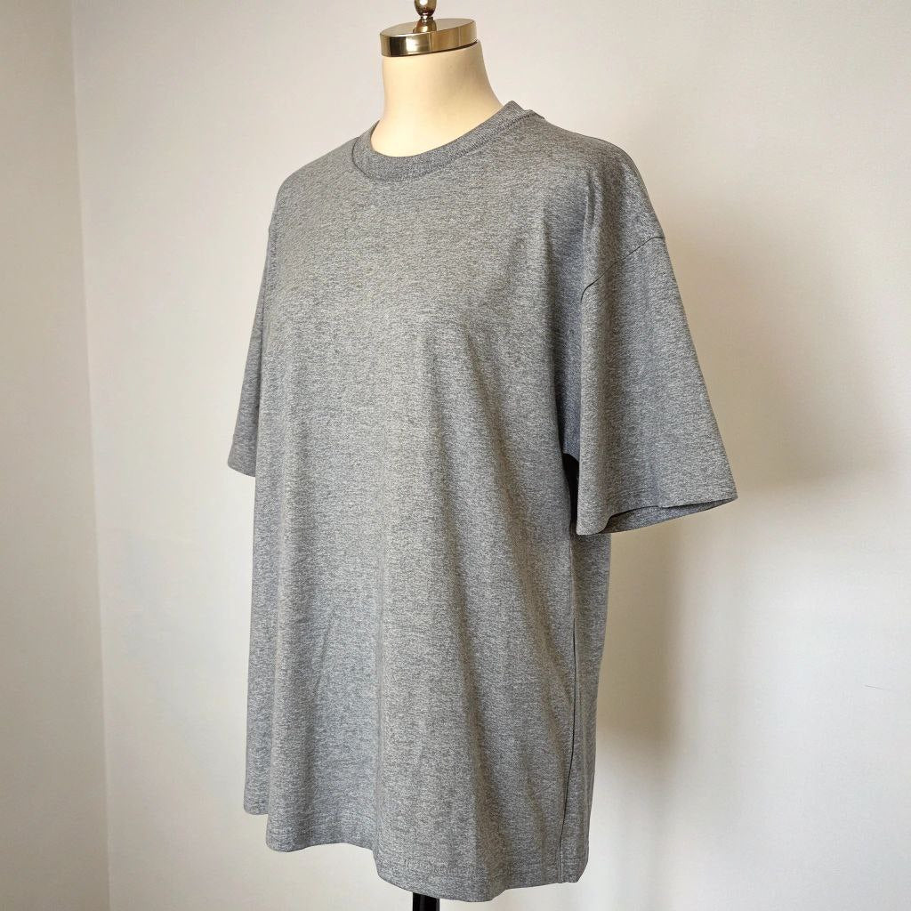 Women's Standard Oversized Tee - Grey Mélange