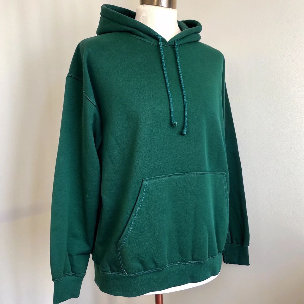 Men's Hooded Sweatshirt - Dark Green