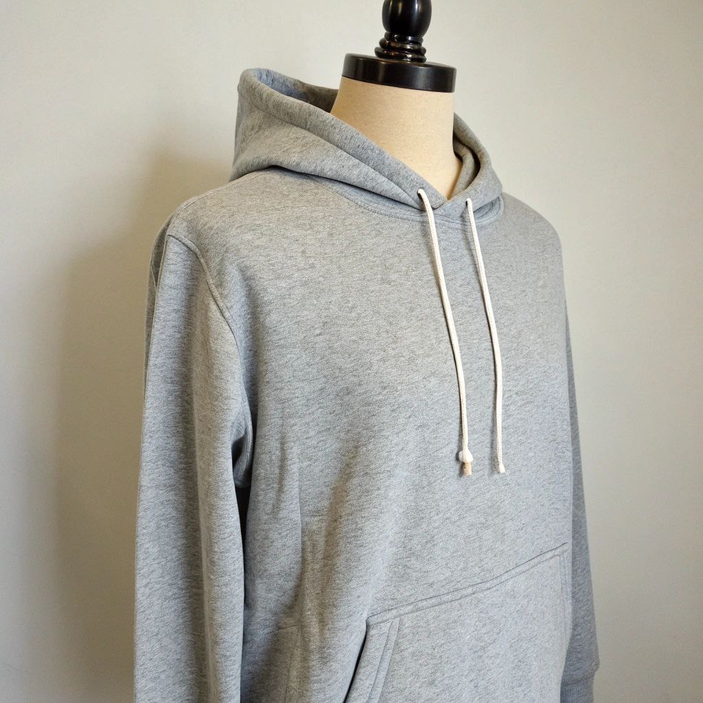 Men's Hooded Sweatshirt - Grey Mélange
