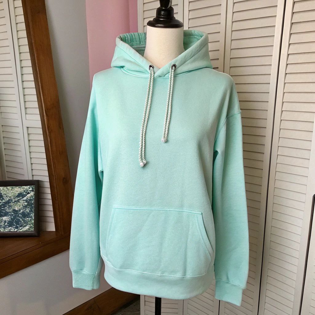 Men's Hooded Sweatshirt - Mint