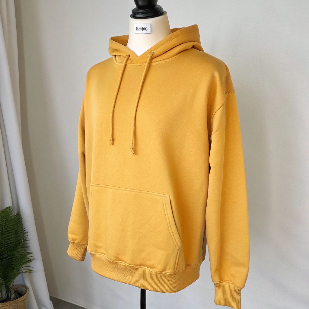 Women's Hooded Sweatshirt - Mustard Yellow