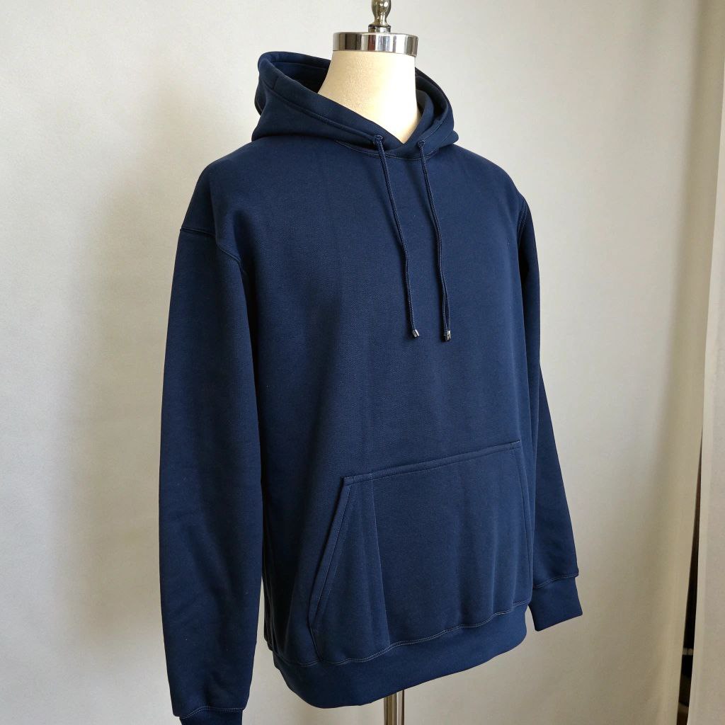 Women's Hooded Sweatshirt - Navy Blue