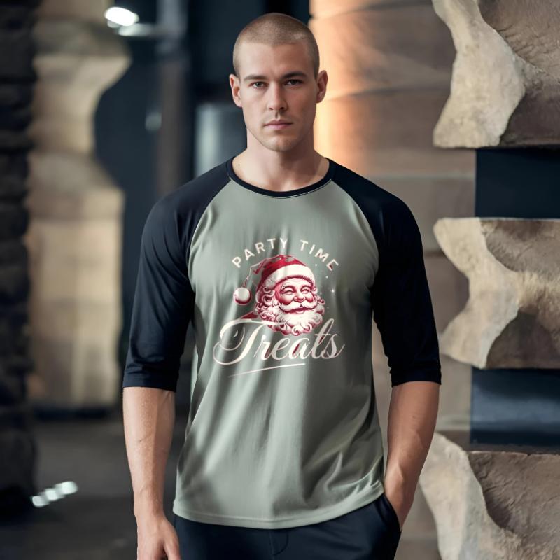 Men's Raglan sleeve Printed T-shirts