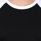 Men's Solid Raglan T-shirt - Black