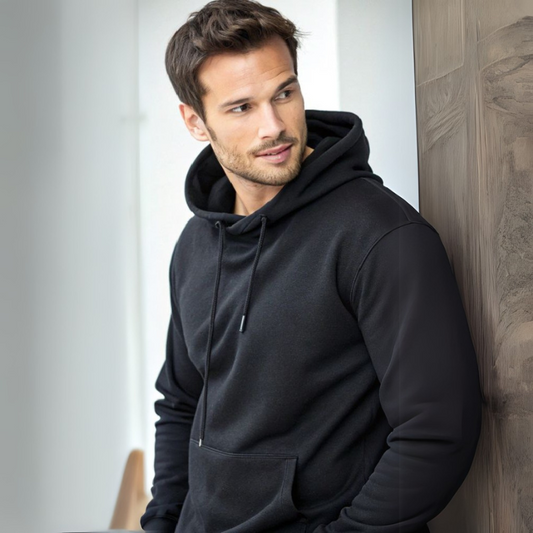 Men's Hooded Sweatshirt - Black