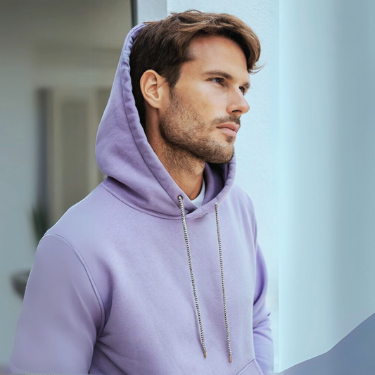 Men's Hooded Sweatshirt - Lavender