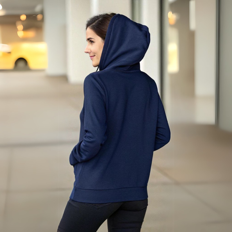 Women's Hooded Sweatshirt - Navy Blue