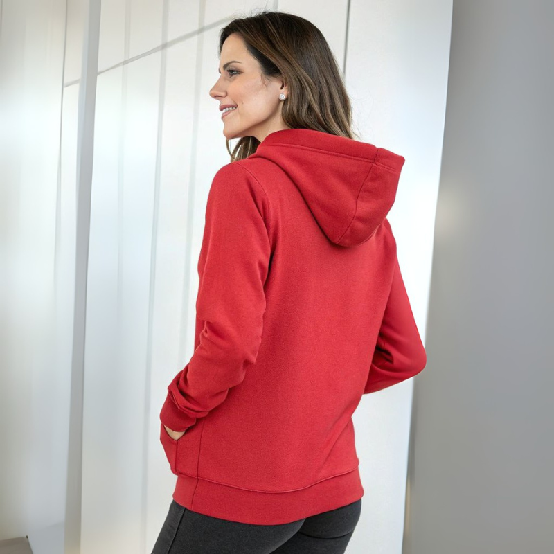 Women's Hooded Sweatshirt - Red