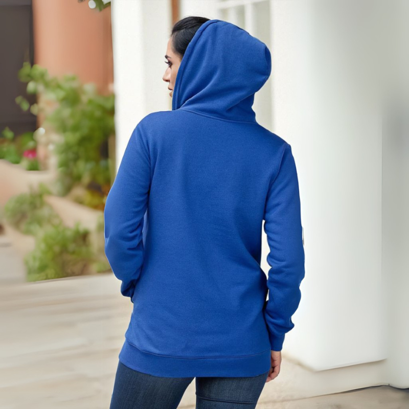 Women's Hooded Sweatshirt - Royal Blue