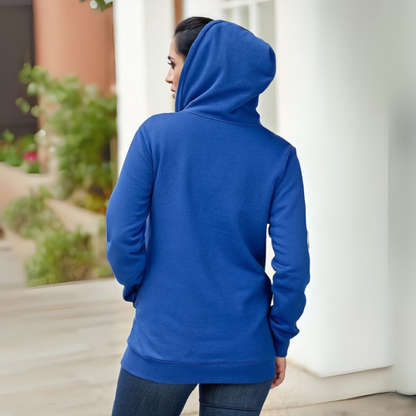 Women's Hooded Sweatshirt - Royal Blue