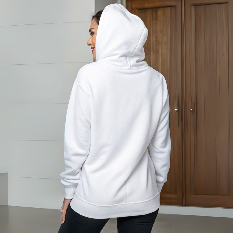 Women's Hooded Sweatshirt - White