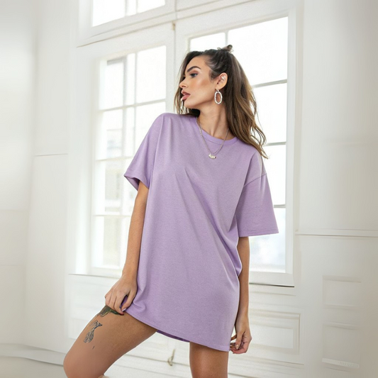 Women's Standard Oversized Tee - Lavender
