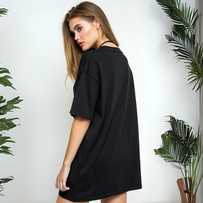 Women's Standard Oversized Tee - Black