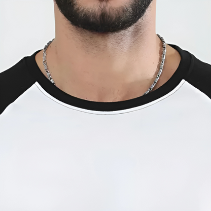 Men's Solid Raglan T-shirt - White
