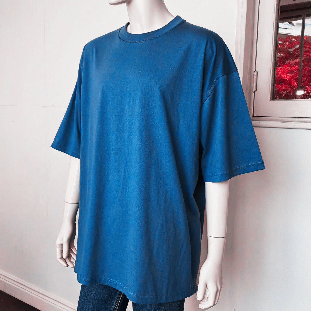 Men's Classic Oversized Tee - Petrol Blue