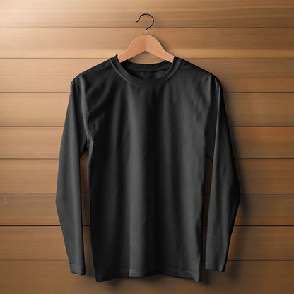 Men's Full Sleeve T-Shirt - Black