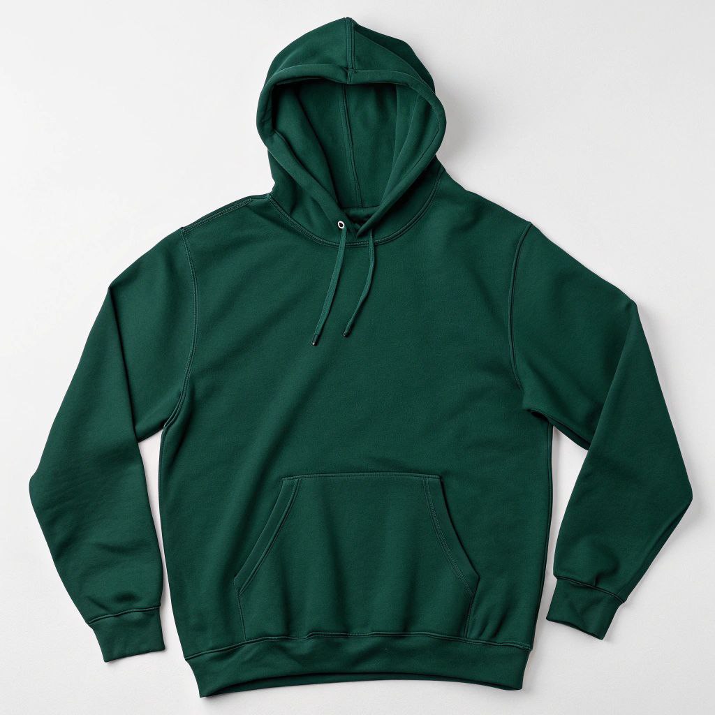 Women's Hooded Sweatshirt - Deep Green