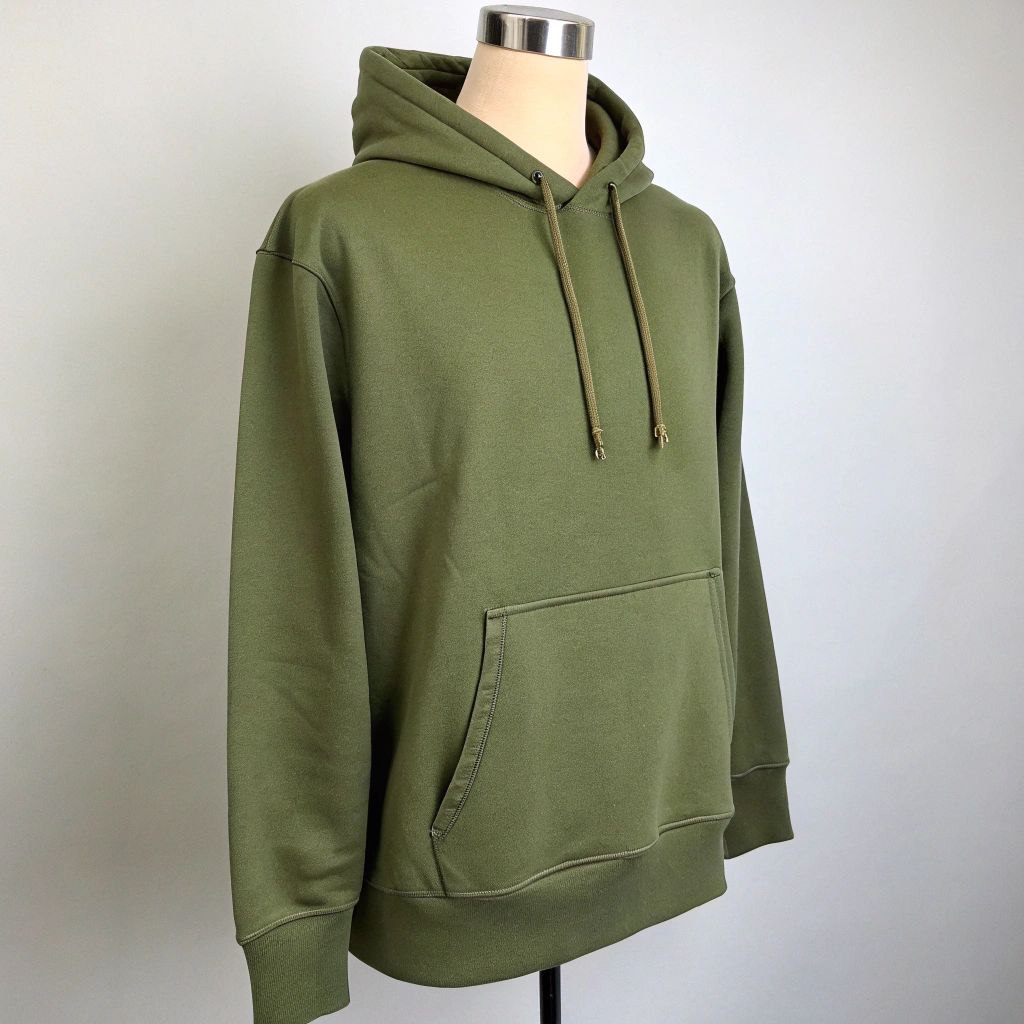 Women's Hooded Sweatshirt - Olive Green