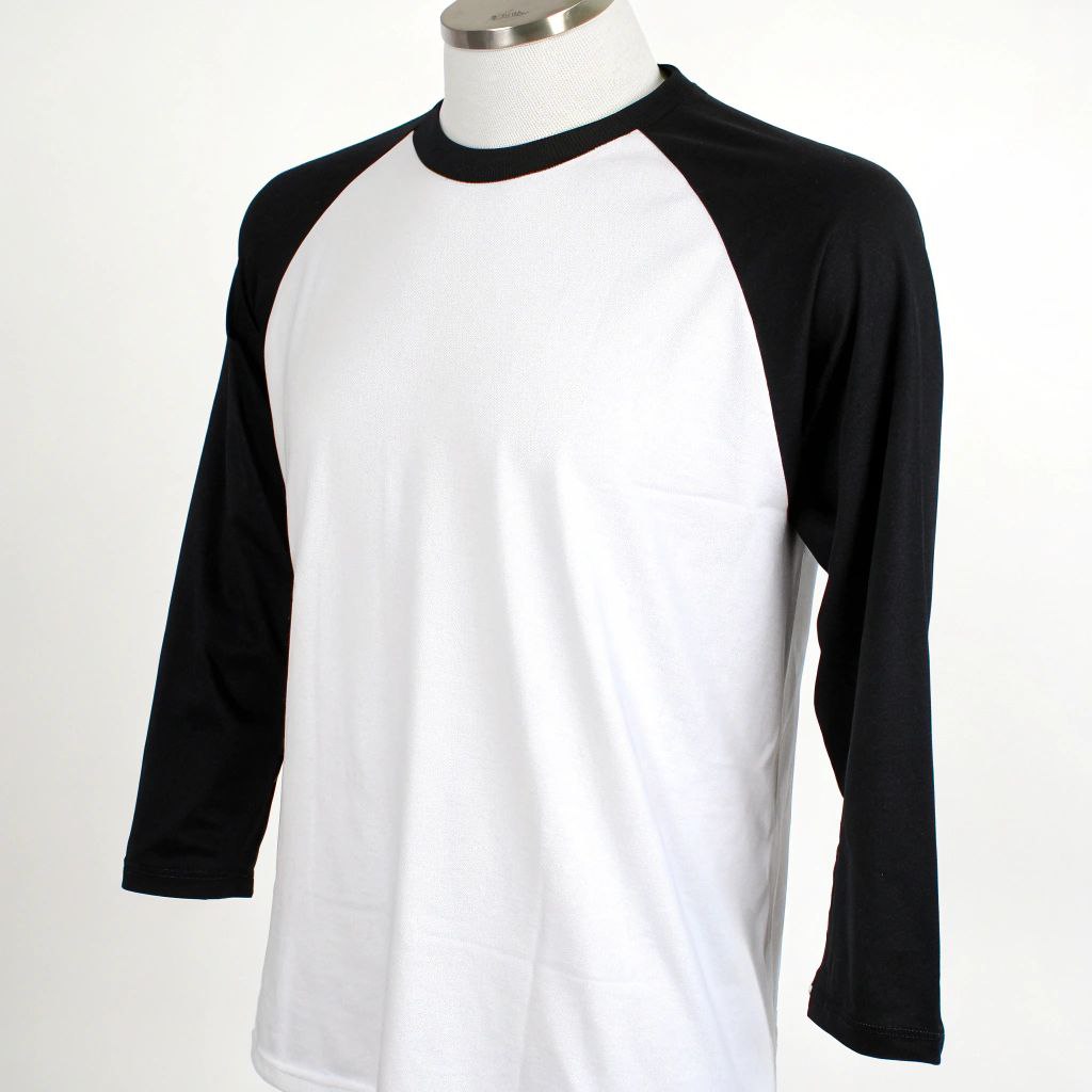 Men's Solid Raglan T-shirt - White