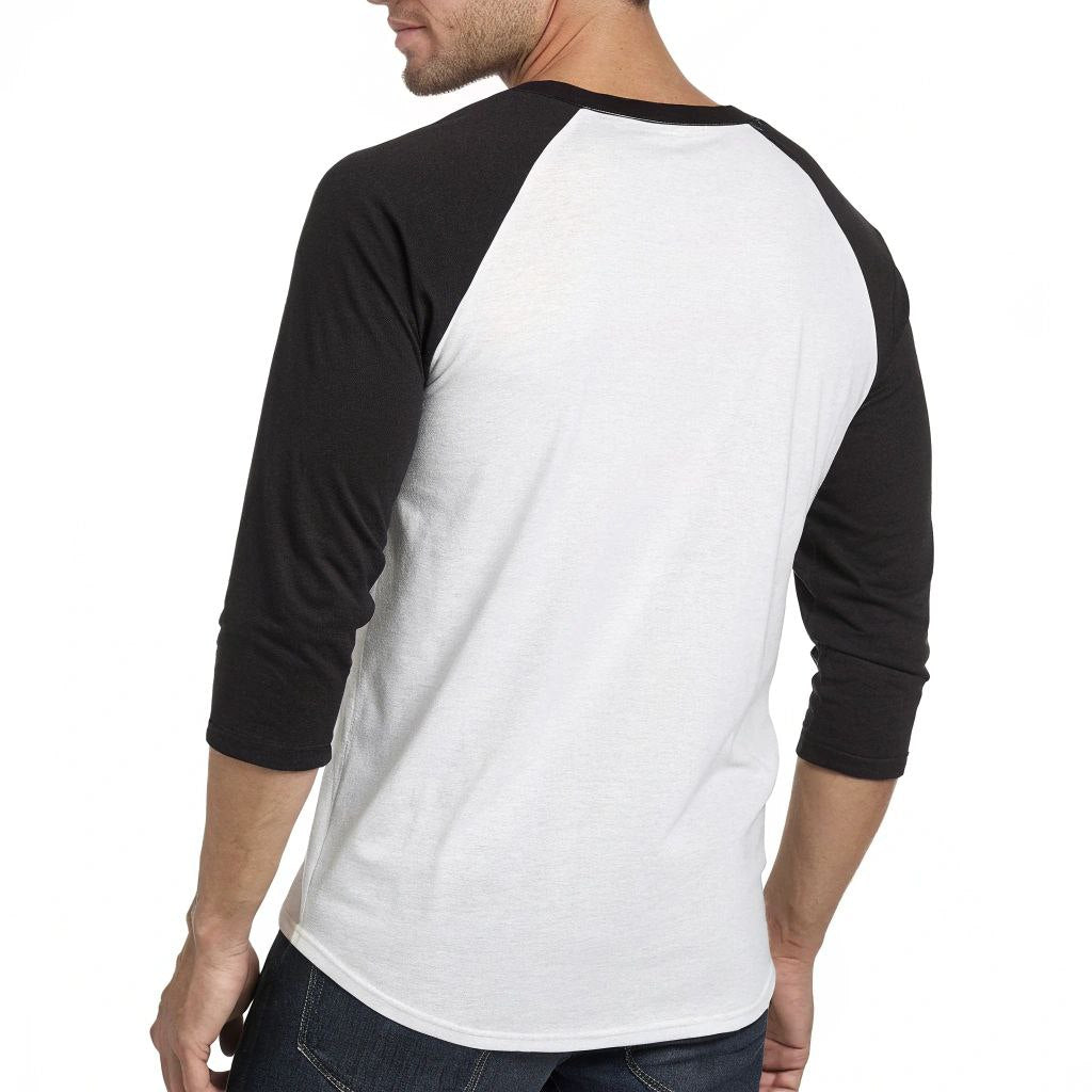 Men's Solid Raglan T-shirt - White