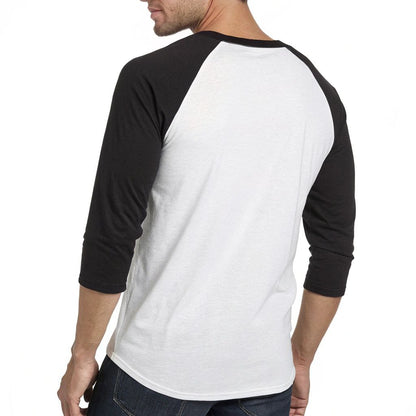 Men's Solid Raglan T-shirt - White